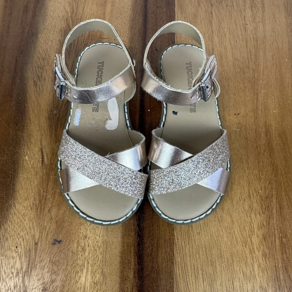 New Girls Little Kids Tucker + Tate Tarya‎ Strappy Adjustable Sandals Size 6 C